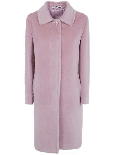 Tagliatore Long Coat "jane" In Pink