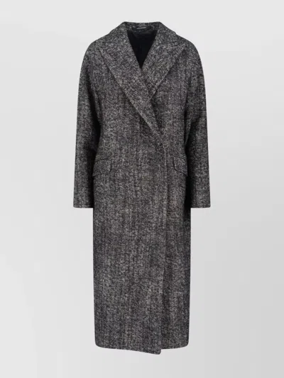 Tagliatore Tailored Black Jacket With Classic Collar And Button Closure