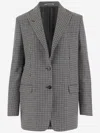 Tagliatore Tailored Jacket With Back Vent And Notch Lapel In Gray
