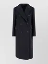 Tagliatore Structured Double-breasted Jacket With Flap Pockets In Black