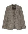 Tagliatore Houndstooth Single-breasted Jacket