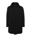 Tagliatore Long-sleeve Hooded Parka In Black