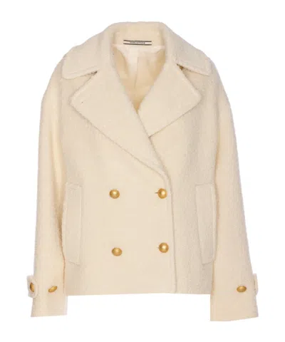 Tagliatore Long Sleeve Jacket In Animal Print