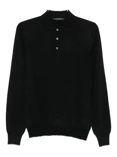 TAGLIATORE LONG-SLEEVE POLO SHIRT