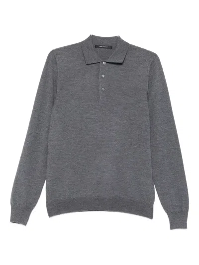 TAGLIATORE LONG-SLEEVE POLO SHIRT