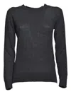 Tagliatore Long-sleeve Sweater In Black