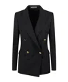 Tagliatore Long-sleeved Blazer In Black