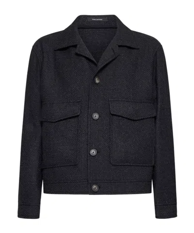 TAGLIATORE TAGLIATORE LONG-SLEEVED BUTTON-UP COAT