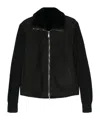 Tagliatore Long-sleeved Casual Jacket In Black
