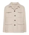 Tagliatore Long-sleeved Casual Jacket In Nude