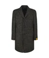 Tagliatore Medium-length Tailored Coat In Black