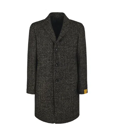 Tagliatore Medium-length Tailored Coat In Gray