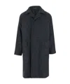 Tagliatore Long-sleeved Coat In Black