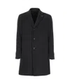 Tagliatore Classic Coat In Black