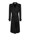 Tagliatore Long-sleeved Coat In Black
