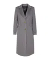 Tagliatore Amanda Coat With Buttoned Cuffs And Pockets In Brown