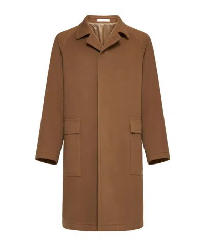TAGLIATORE TAGLIATORE SINGLE-BREASTED MID-LENGTH COAT