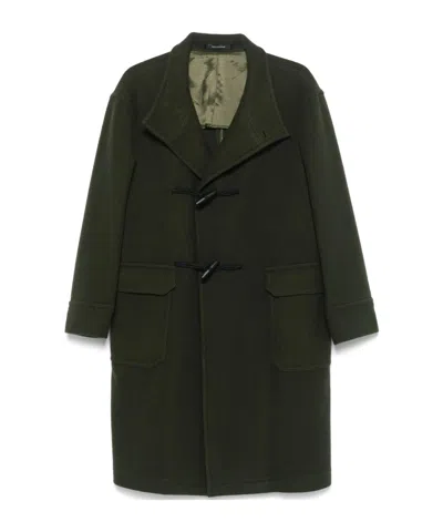 Tagliatore Long-sleeved Coat In Gray