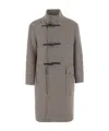 Tagliatore Wool Blend Coat In Gray