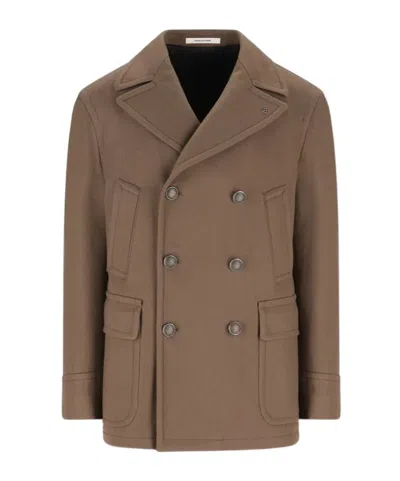 TAGLIATORE LONG-SLEEVED DOUBLE-BREASTED JACKET
