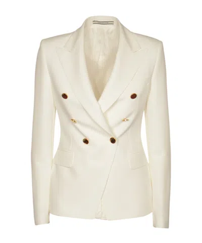 TAGLIATORE TAGLIATORE DOUBLE-BREASTED TAILORED BLAZER