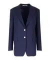 Tagliatore Tailored Single-breasted Blazer Notch Lapel In Black