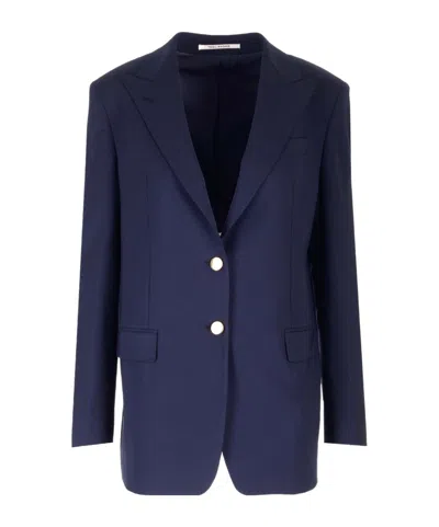 TAGLIATORE LONG SLEEVED LAPEL SUIT JACKET