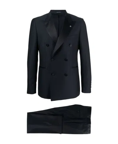 TAGLIATORE LONG-SLEEVED LOGO SUIT SET