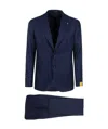 Tagliatore Long-sleeved Suit In Black