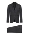 Tagliatore Suit With Gilet In Black