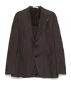 Tagliatore Brown Jackets In Black