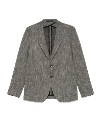 TAGLIATORE LONG-SLEEVED SUIT COAT