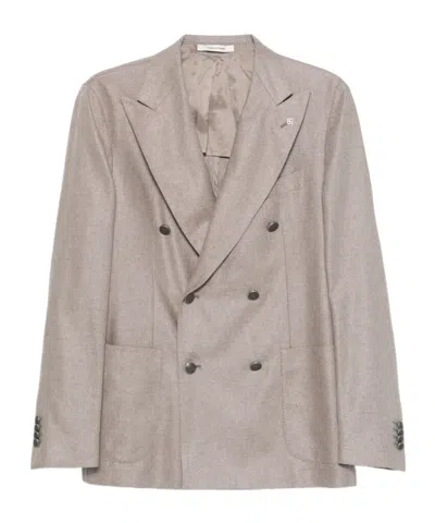 Tagliatore Neutral Jackets In Beige