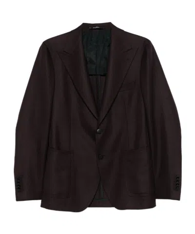 Tagliatore Red Jackets In Brown