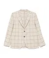 Tagliatore Long-sleeved Suit Jacket In Neutral