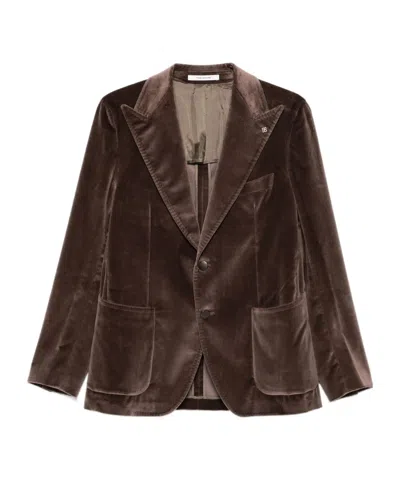 TAGLIATORE LONG-SLEEVED SUIT JACKET