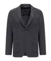 Tagliatore Suit With Chest Pocket And Flap Pockets In Black