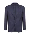 Tagliatore Classic Two-button Montecarlo Blazer In Blue