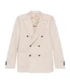 Tagliatore Long-sleeved Suit Jacket In Neutral
