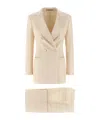 Tagliatore Clarita Double-breasted Suit In Neutral