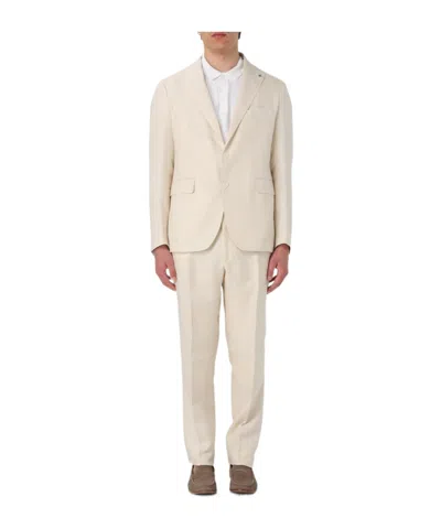 Tagliatore Long-sleeved Suit In White