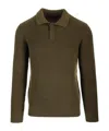Tagliatore Long-sleeved Sweater In Green