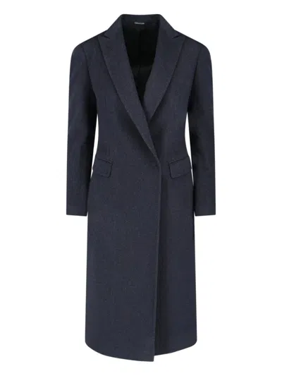 TAGLIATORE LONG TAILORED JACKET WITH NOTCHED LAPEL
