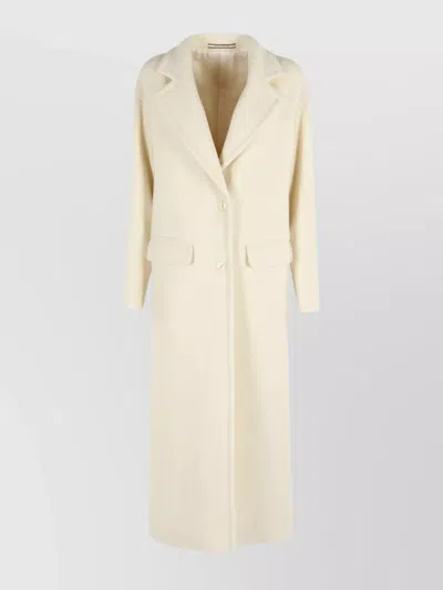 TAGLIATORE LONGLINE COAT NOTCHED LAPELS