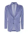 Tagliatore Montecarlo Wool Blazer In Blue
