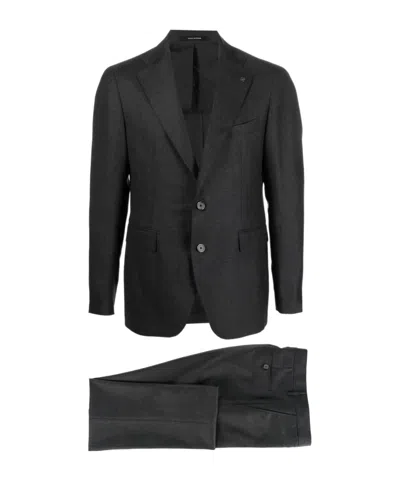 Tagliatore Long-sleeve Suit Set In Gray