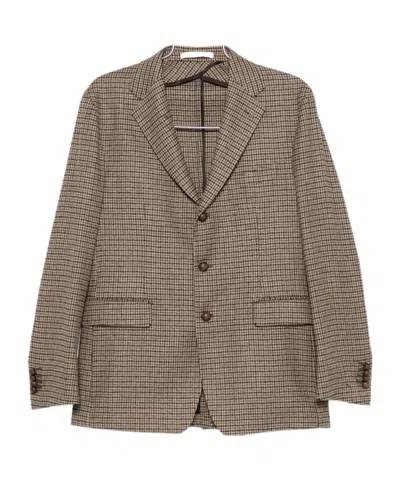 TAGLIATORE LONG-SLEEVED SUIT JACKET