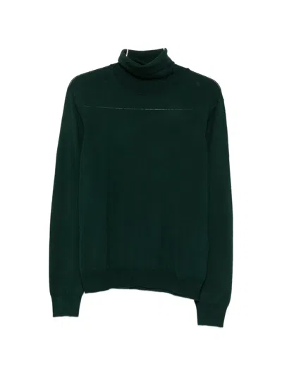 Tagliatore Long-sleeves Sweater In Green