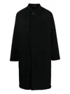 Tagliatore Loyds Buttoned Coat In Black