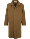 Tagliatore Loyd/s Over Coat Clothing In Brown